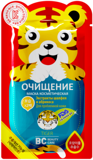 фото упаковки BC Маска для лица очищающая Тигр