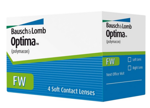 Bausch&Lomb Optima FW Контактные линзы плановой замены, BC=8.7 d=14.0, D(-6.00), 4 шт.